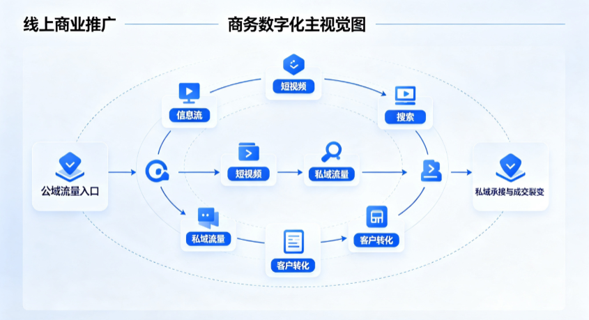 房山区线上商业推广怎么做？全域流量闭环搭建与低成本转化实战指南